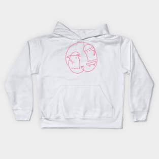 willex vday ghosties Kids Hoodie